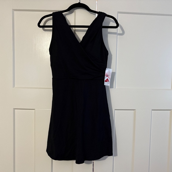 Lands End Tummy Control Surplice Swimdress - Size 10 - Picture 2 of 4